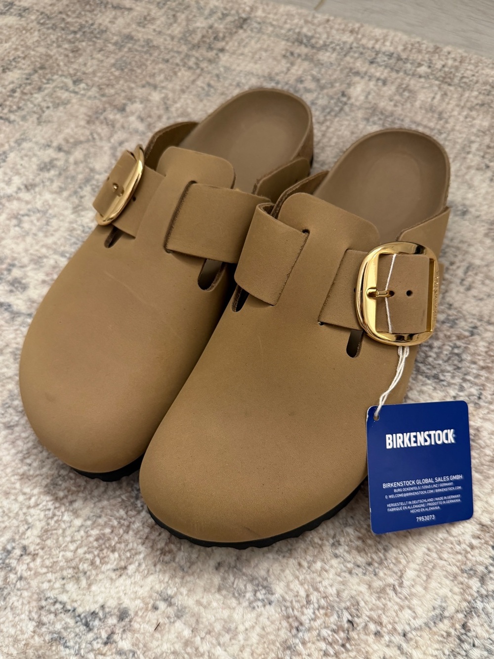 Birkenstock ✨ Free People Boston Clog Mule in Tobacco Oiled Leather